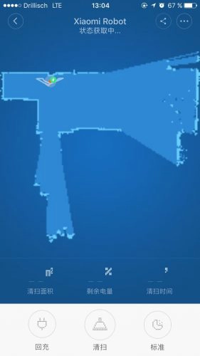 Xiaomi Saugroboter App-Steuerung