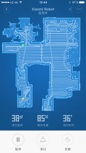 Xiaomi Saugroboter App Bedienung