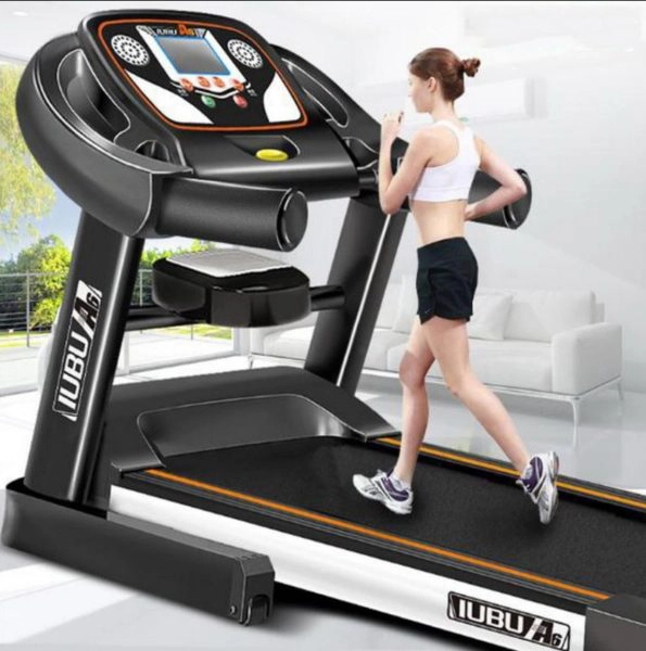 überdimensionales Laufband Werbung