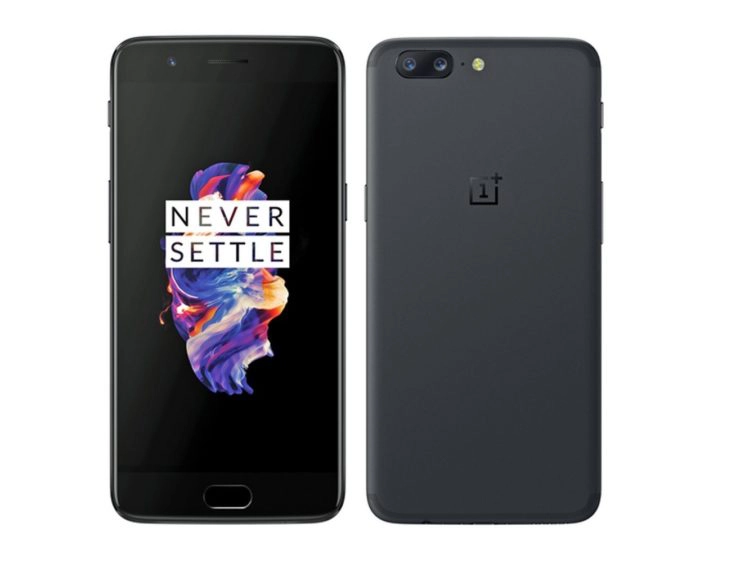 OnePlus 5 Smartphone Front Back