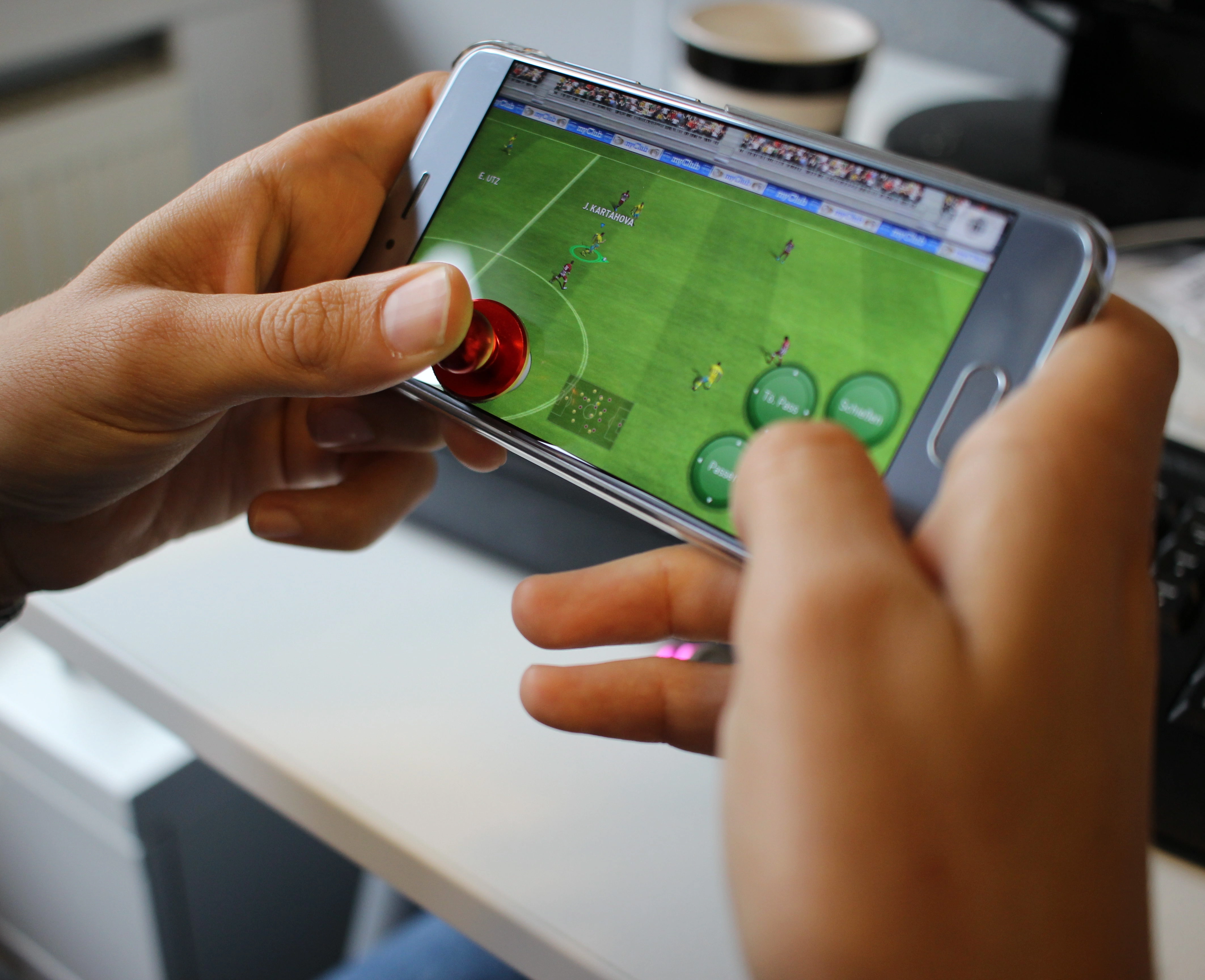 Smartphone Joysticks Fifa spielen