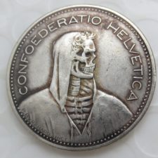 Fünf Frankenmünze Fake