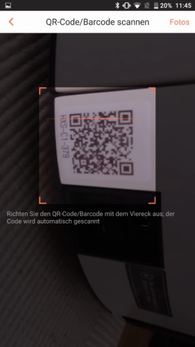 Haier XShuai Saugroboter App QR-Code