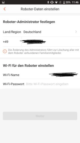 Haier XShuai Saugroboter App WiFi
