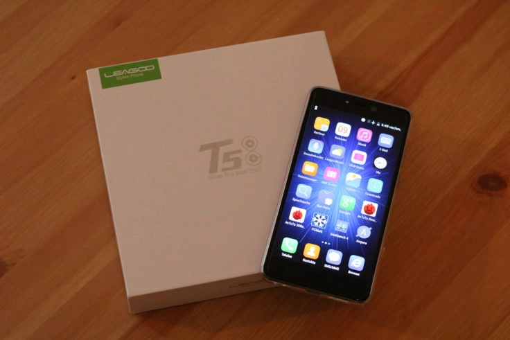 Leagoo T5 mit Verpackung