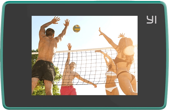 YI Lite Action Cam Display