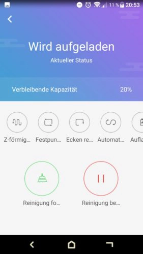 Haier XShuai T370 Saugroboter App Aufladen