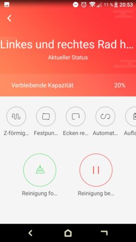 Haier XShuai T370 Saugroboter App Fehlermeldung