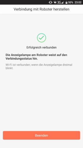 Haier XShuai T370 Saugroboter App Verbindung