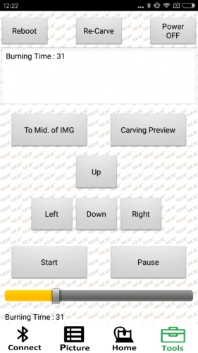 NEJE DK-BL1500 Laser-Engraver Android App