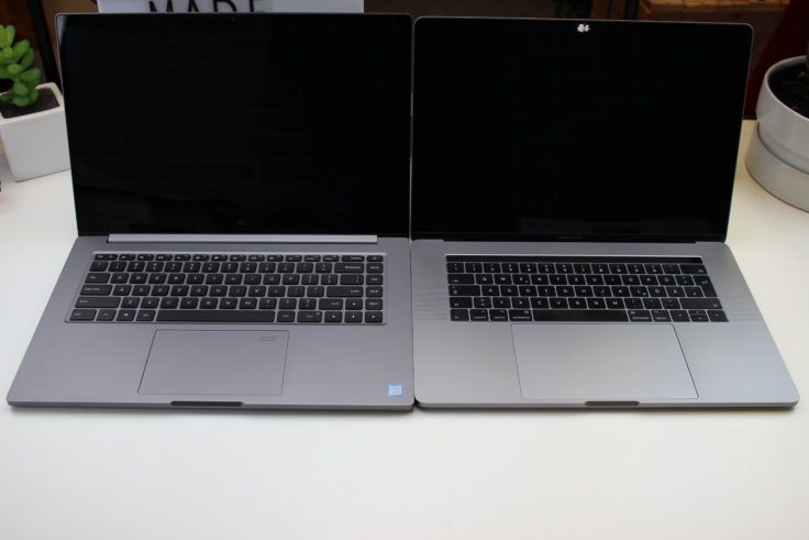 Xiaomi Mi Notebook Pro Tastaturgröße