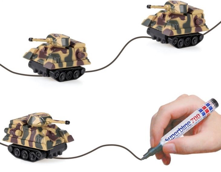 liniengesteuertes Fahrzeug Mini-Panzer