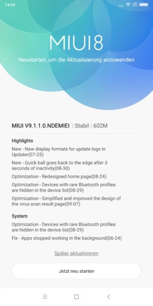 Xiaomi Mi Mix 2 MIUI 9