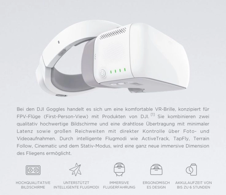 DJI Goggles FPV Brille