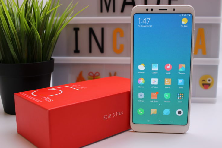 Xiaomi Redmi 5 Plus Smartphone Verpackung