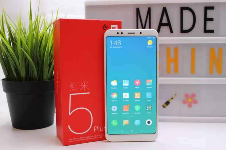Xiaomi Redmi 5 Plus Smartphone Verpackung