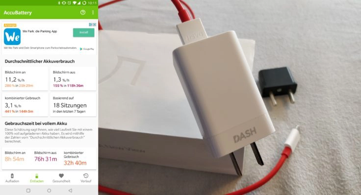 OnePlus-5T-Akku-Dash-Charge