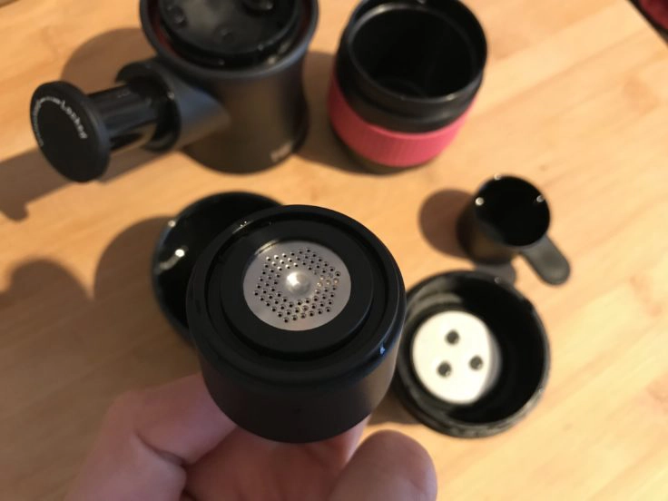 Portable Espressomaschine Sieb