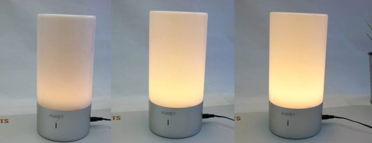 Aukey Nachttischlampe Helligkeitsstufen