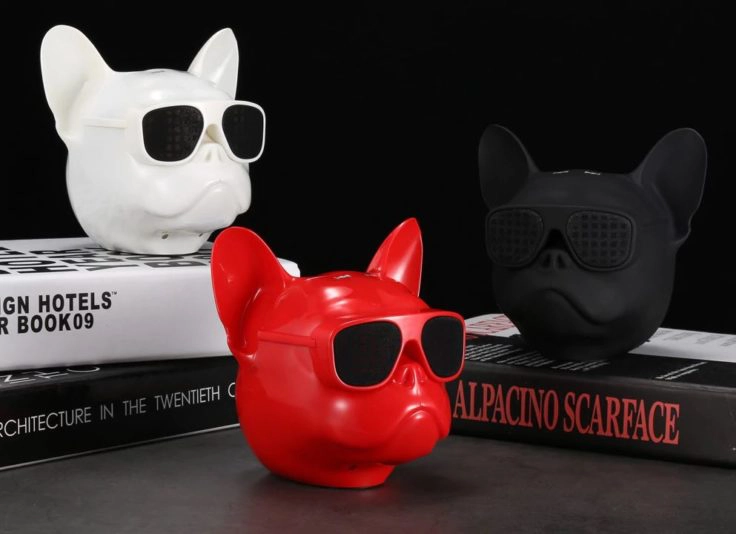 Bluetooth Speaker Subwoofer rot schwarz weiß