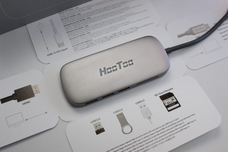 HooToo USB Typ-C Hub Bedienungsanleitung