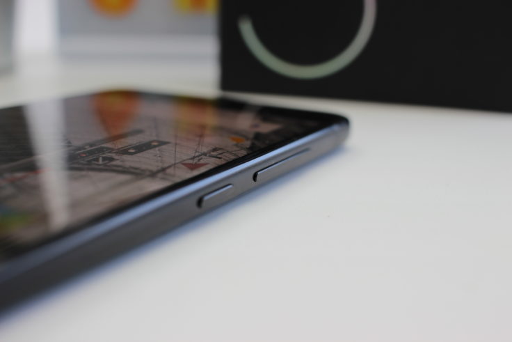 Die Tasten an der Seite des Xiaomi Mi Note 3