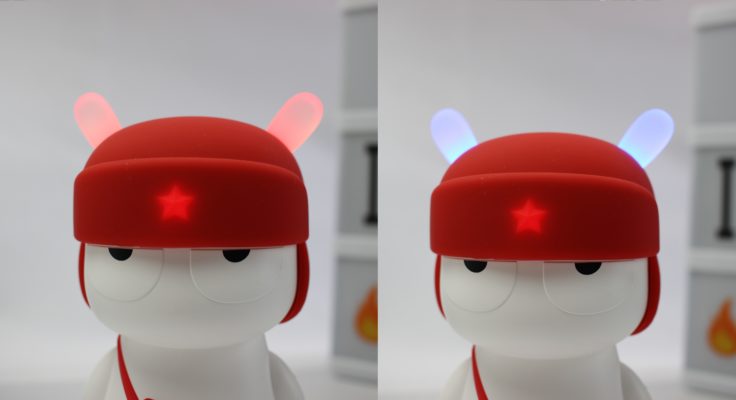 Xiaomi Mi Rabbit Bluetooth Speaker LED blau und rot