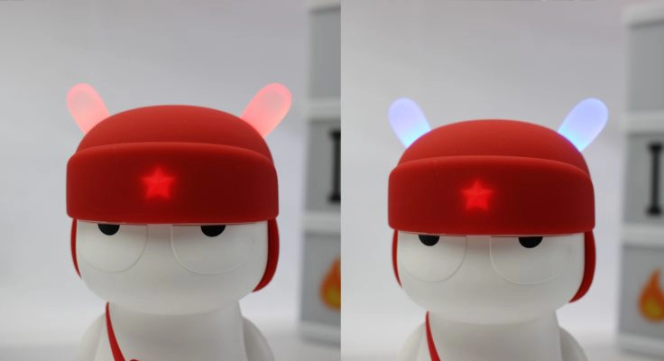 Xiaomi Mi Rabbit Bluetooth Speaker LED blau und rot