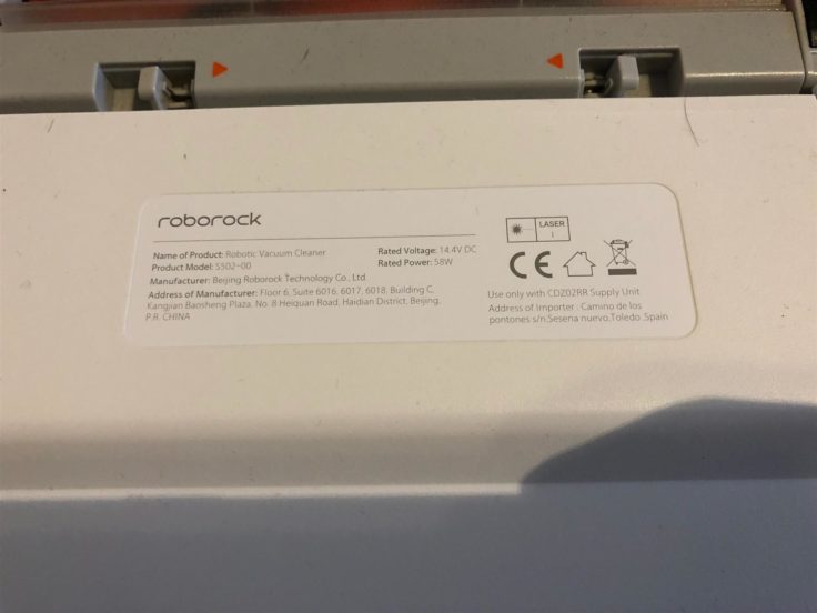 Xiaomi RoboRock Sweep One Saugroboter CE-Kennzeichen