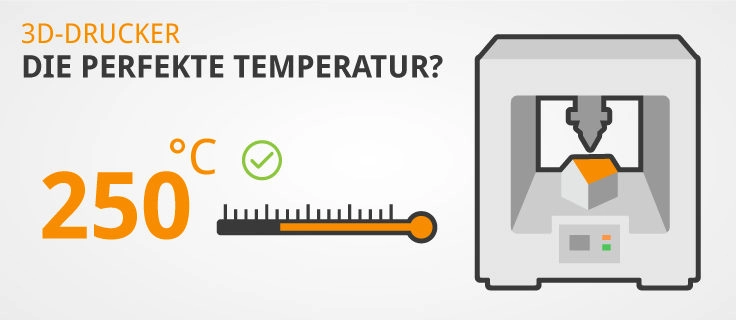 3D-Drucker Temperatur