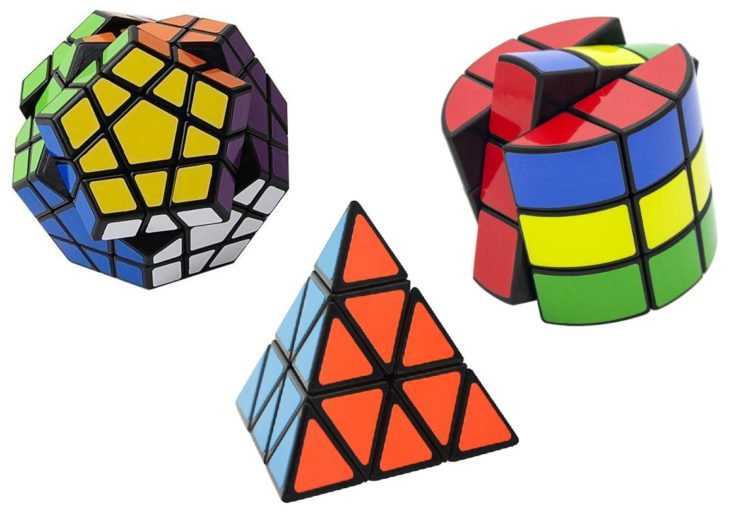 Rubiks Cube Zauberwürfel Verschiedene Formen