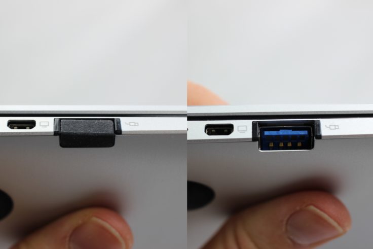Teclast F7 Notebook USB-A Schutzkappen