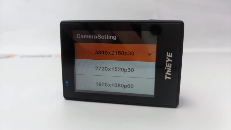 ThiEYE T5 Edge Actioncam Videoauflösung ThiEYE T5 Edge Actioncam Videoauflösung