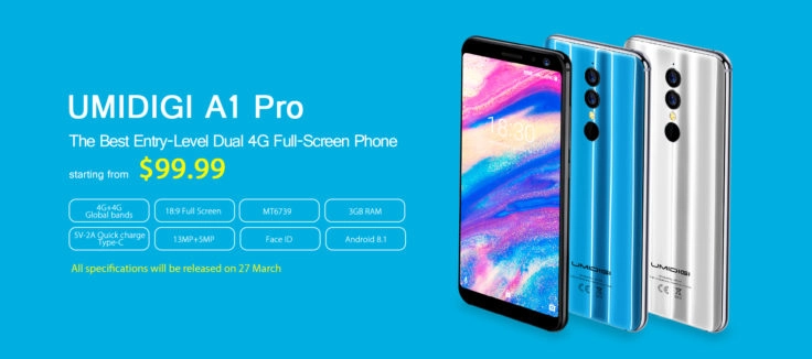 UMIDIGI A1 Pro Smartphone Specs