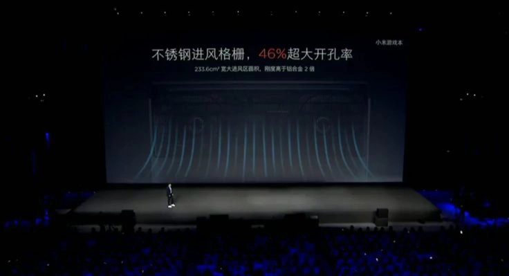 Xiaomi Mi Gaming Notebook Kühlungsfläche auf der Unterseite