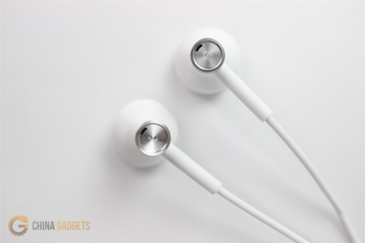 Xiaomi halb In-Ear Kopfhörer Design der Hörer
