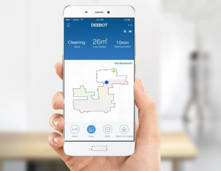 Ecovacs DE33 Saugroboter App