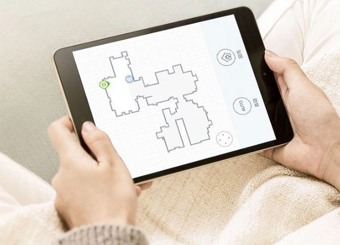 Ecovacs DE33 Saugroboter App Mapping Tablet