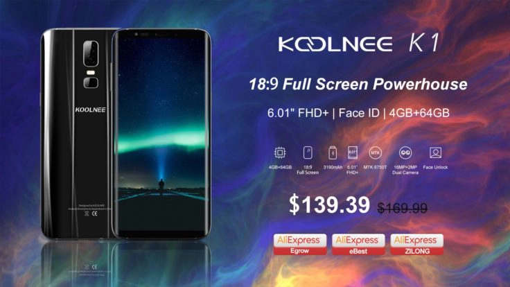 Koolnee K1 Smartphone AliExpress Aktion