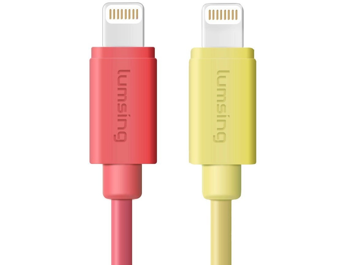 Lumsing Lightning Kabel Gelb Rot