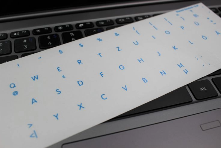 Xiaomi Mi Notebook Tastaturaufkleber