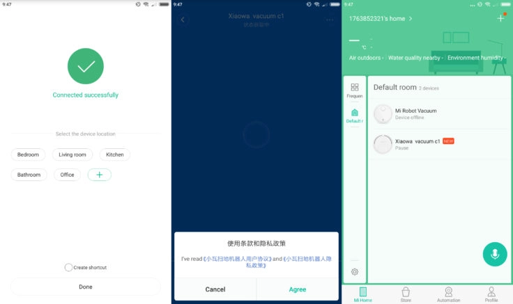 Xiaomi Xiaowa Saugroboter Mi Home App