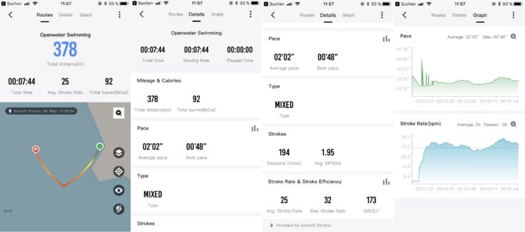 Amazfit Statos Open Waer Screenshots