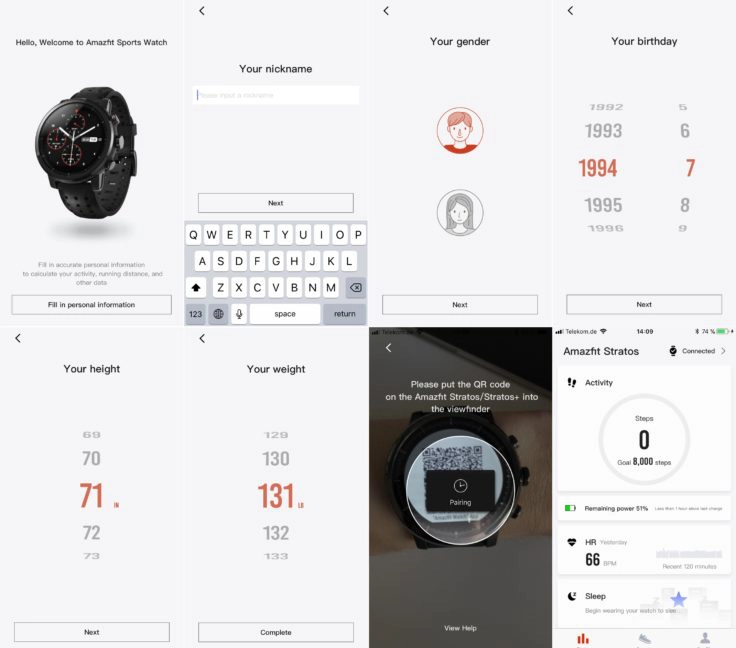 Amazfit Watch Uhr mit Smartphone App einrichten