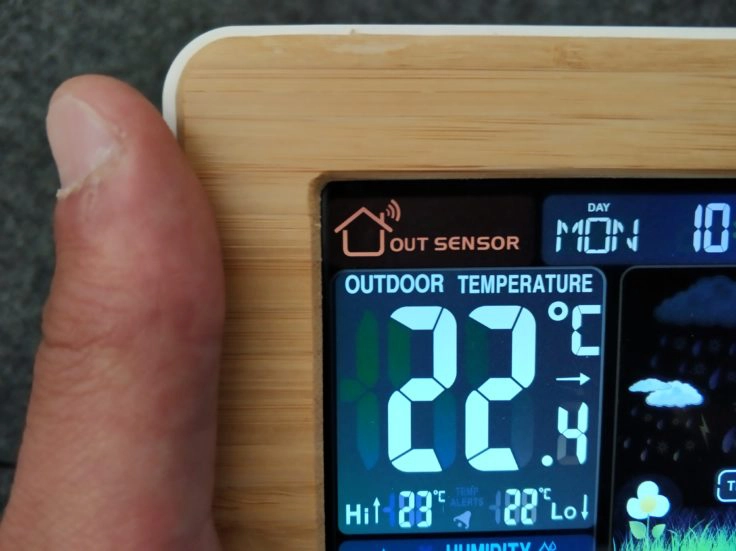 FanJu FJ3365 Wetterstation Außentemperatur Anzeige FanJu FJ3365 Wetterstation Außentemperatur Anzeige