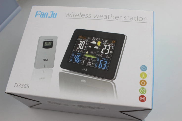 FanJu FJ3365 Wetterstation Verpackung