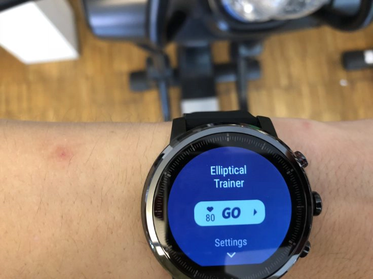 Huami Amazfit Stratos Crosstrainer Test