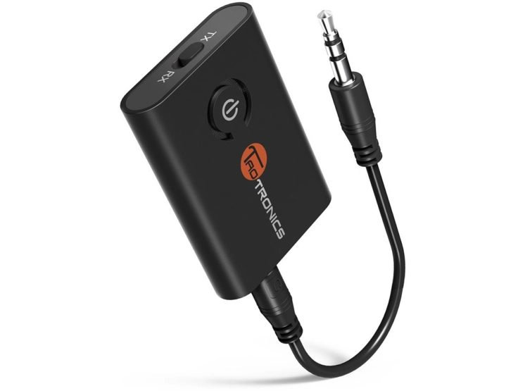 TaoTronics 2 in 1 Bluetooth Adapter mit 3,5 mm Klinkenstecker für