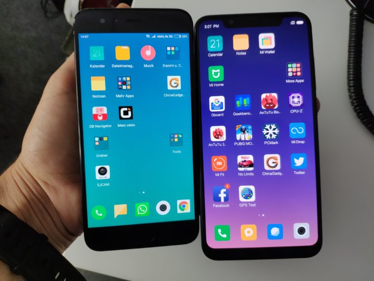 Xiaomi Mi 8 vs Xiaomi Mi 6