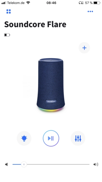 Anker Soundcore App Hauptmenü Anker Soundcore App Hauptmenü